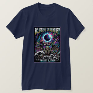 Camiseta Eclipse Do Século Cthulhu Lovecraft