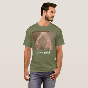 Camiseta Eclipse isto! deusa hippie senhora desenhando no g