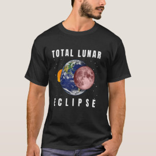 Camiseta Eclipse Lunar Total 2025 Lua de Sangue Março 14 Lu