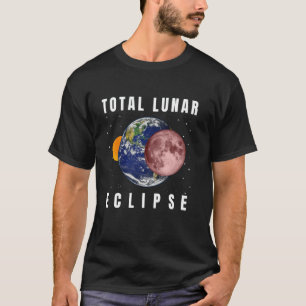 Camiseta Eclipse Lunar Total 2025 Lua de Sangue Março 14 Lu