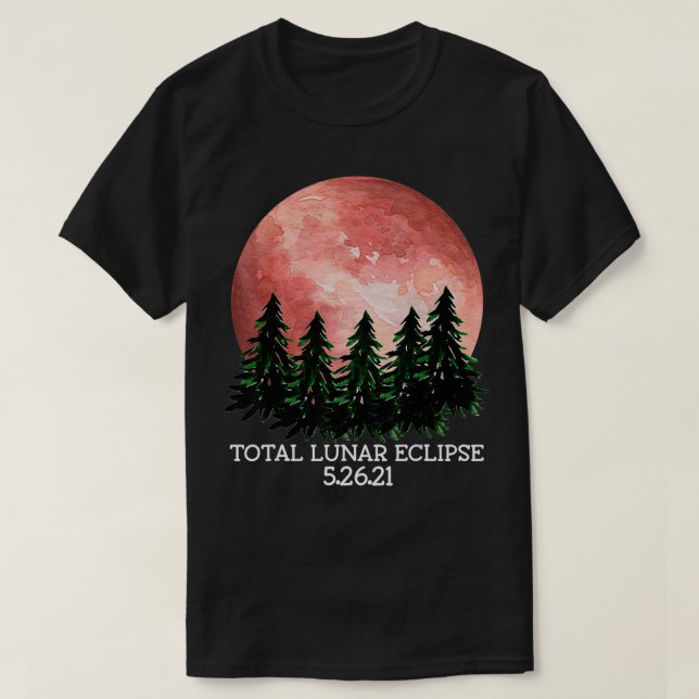 Camiseta Eclipse Lunar Total 5 (Frente do Design)