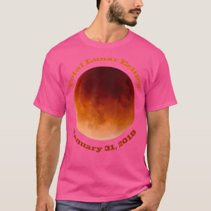 Camiseta Eclipse Lunar Total Super Lua Azul Sangrenta