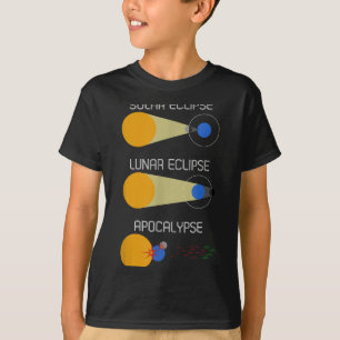 Camiseta Eclipse ou Acalipse_ Ciência Divertida do Eclipse