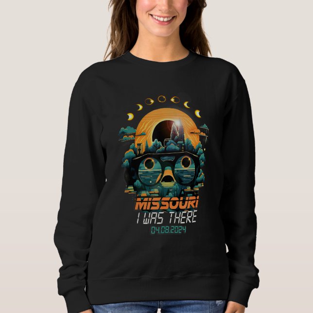 Camiseta Eclipse Phases Total Solar Eclipse 2024 Missouri (Frente)