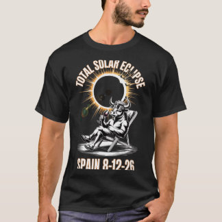 Camiseta Eclipse Solar 12 de Agosto de 2026 Espanha Arte To