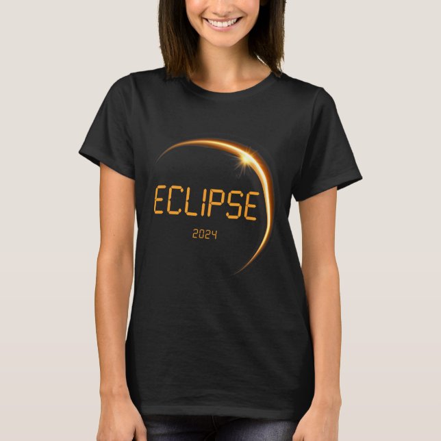 Camiseta Eclipse Solar 2024 Eclipse Solar Total 4.08.24 13 (Frente)