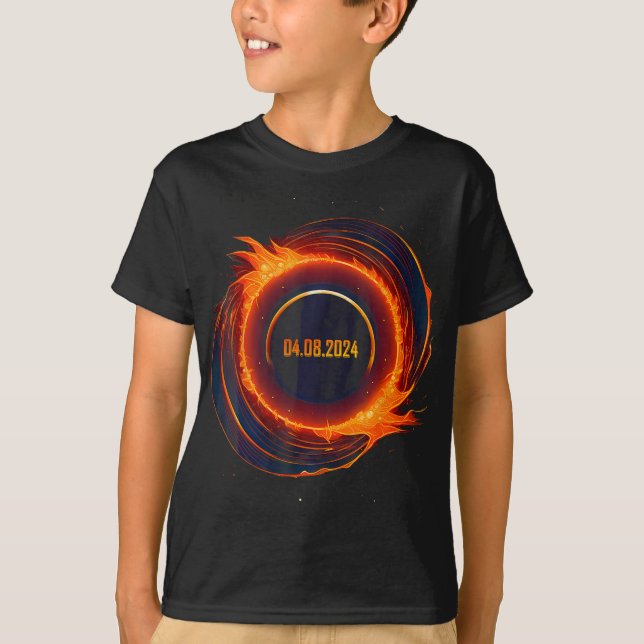 Camiseta Eclipse Solar 2024 Eclipse Sun Total (Frente)