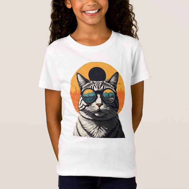 Camiseta Eclipse Solar, 2024 Glasse de Eclipes Solares Vest (Frente)