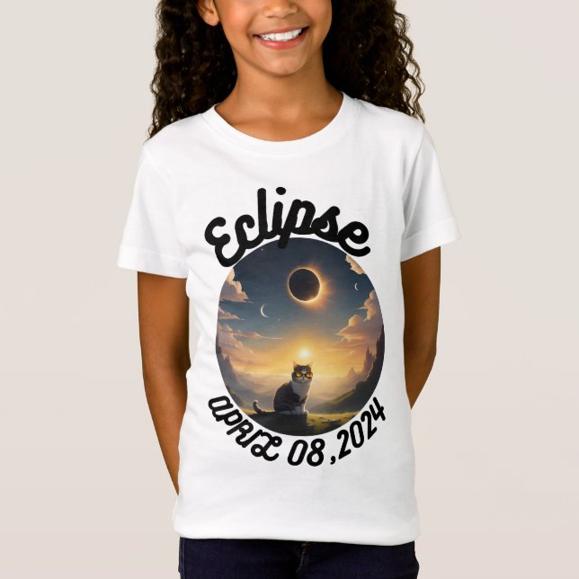 Camiseta Eclipse Solar, 2024 Glasse de Eclipes Solares Vest (Frente)