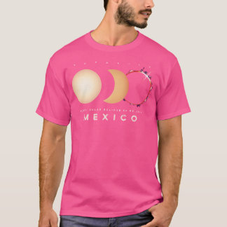 Camiseta Eclipse Solar 2024 México Astronomia Total do Ecli