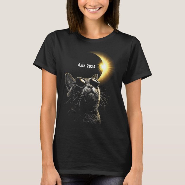 Camiseta Eclipse Solar 2024 Total Eclipse 8 De Abril De 202 (Frente)