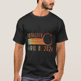 Camiseta Eclipse Solar Abril 8 2024 Totalidade Eclipse Sola
