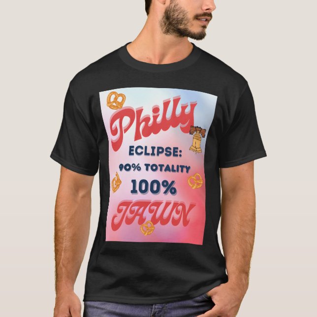 Camiseta Eclipse Solar amigos Philly Jawn (Frente)