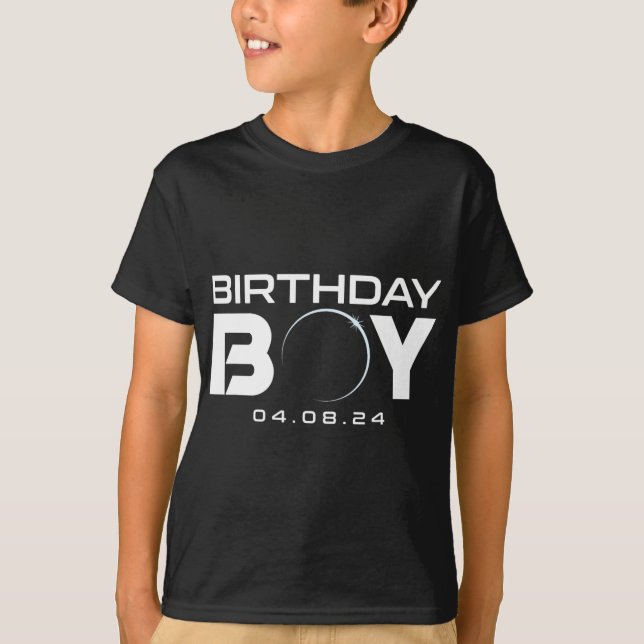Camiseta Eclipse Solar Aniversário Total, 8 de abril de 202 (Frente)