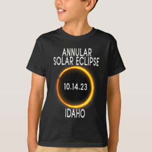 Camiseta Eclipse Solar Anular T - Idaho