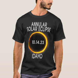 Camiseta Eclipse Solar Anular T - Idaho