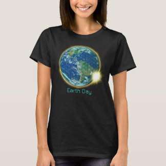 Camiseta Eclipse Solar do Dia da Terra 2024 geometria sagra