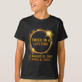 Camiseta Eclipse Solar Duas Vezes Na Vida 2024 Eclipse Sola