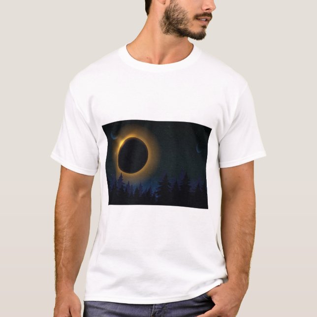 Camiseta Eclipse Solar e Lunar (Frente)
