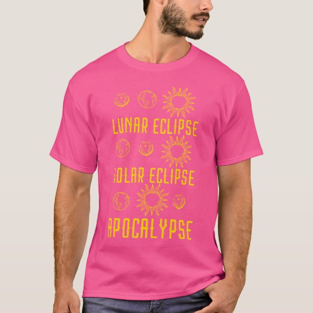 Camiseta Eclipse Solar Eclipse Apocalypse Funny Astro (Frente)
