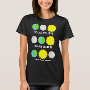 Camiseta Eclipse Solar Eclipse Lunar Apocalipse
