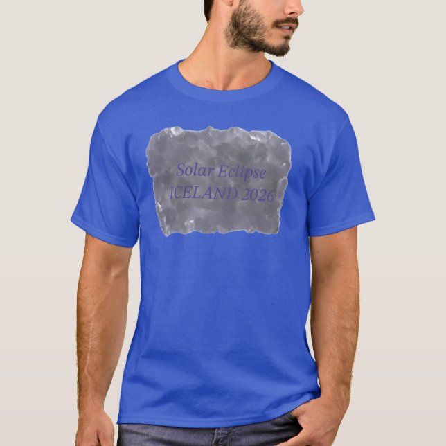 Camiseta Eclipse Solar Islândia 2026 (Frente)