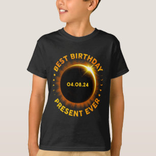 Camiseta Eclipse Solar Melhor Aniversário De Totalidade Eng