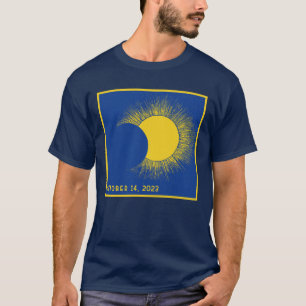 Camiseta Eclipse Solar OUTUBER 2023 Vintage Eclipse Art