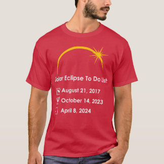 Camiseta Eclipse Solar Para Fazer Lista 2017 2023 2024 Anul