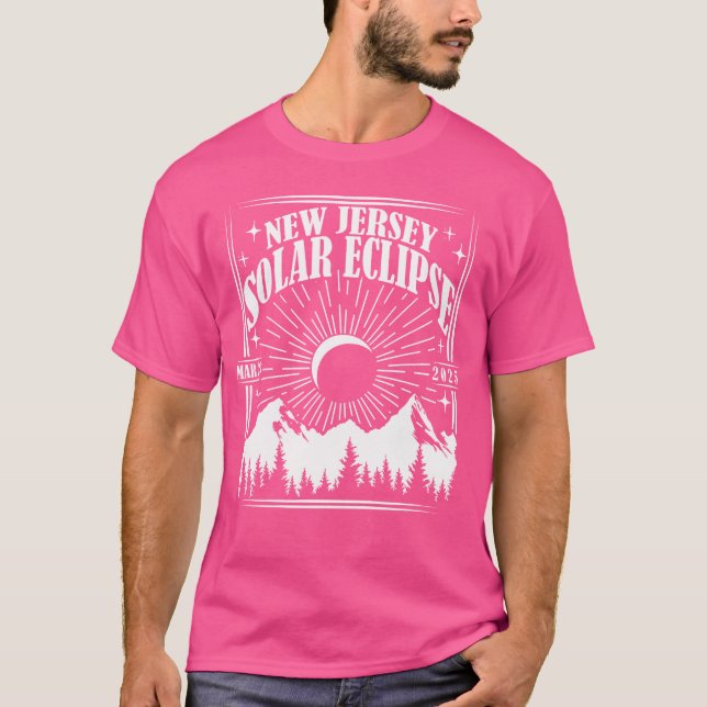 Camiseta Eclipse Solar Parcial De Nova Jersey 2025 Astronom (Frente)
