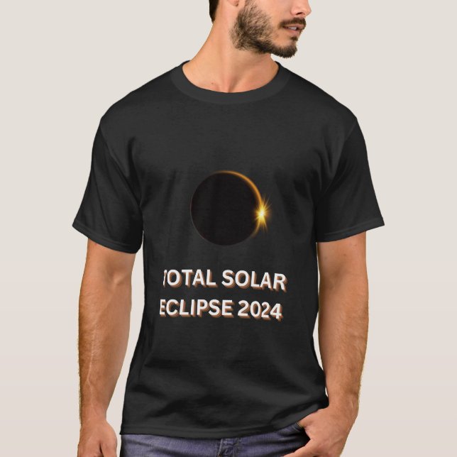 Camiseta Eclipse Solar Total 2024 (Frente)