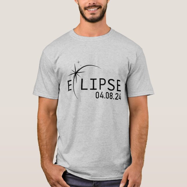 Camiseta Eclipse Solar Total 2024 (Frente)