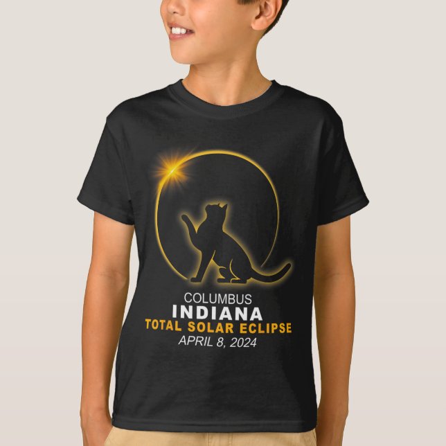Camiseta Eclipse Solar Total 2024 (Frente)