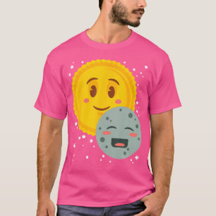 Camiseta Eclipse Solar Total 2024 Astronome Cute Kawaii Eng