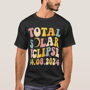 Camiseta Eclipse Solar Total 2024 Homens Vertro Solares com