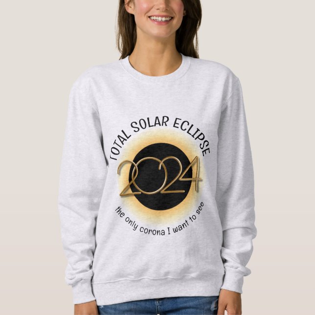 Camiseta ECLIPSE SOLAR TOTAL 2024 No Deus Inicial (Frente)