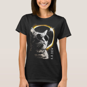 Camiseta Eclipse Solar Total 2024 Óculos Abril 8 Mulheres H