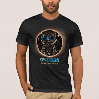 Camiseta Eclipse Solar Total 2024 Óculos Eclipse Solar de G