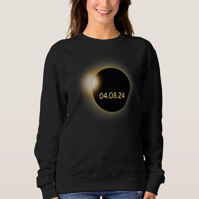 Camiseta Eclipse Solar Total 2024 para Astronomia (Frente)