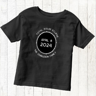 Camiseta Eclipse Solar Total 2024 Personalizado