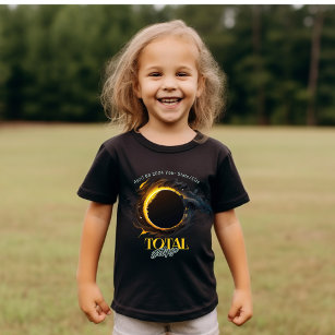 Camiseta Eclipse Solar Total 2024 Suas Crianças do Estado d