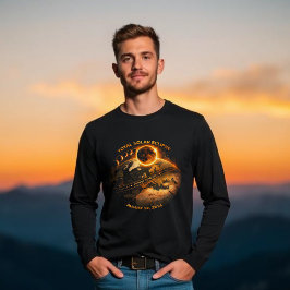 Camiseta Eclipse Solar Total 2026-Caminho da Totalidade