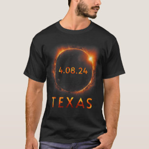 Camiseta Eclipse Solar Total Abril 8 2024 Eclip Solar Texas