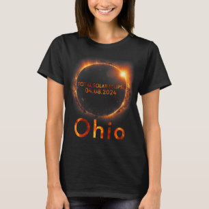 Camiseta Eclipse Solar Total abril 8 2024 Eclipes Solares d