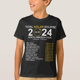 Camiseta Eclipse Solar Total Abril 8 Caminho Do Eclipse
