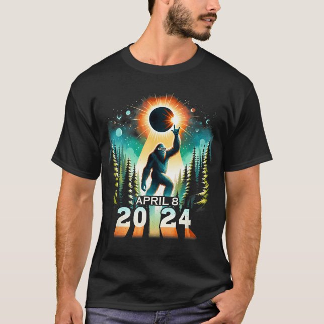 Camiseta Eclipse Solar Total Abril 8 Eclipse Solar 2024 Tot (Frente)