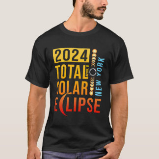 Camiseta Eclipse Solar Total de Nova Iorque 2024