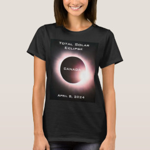 Camiseta Eclipse solar total do CANADÁ 8 de abril de 2024