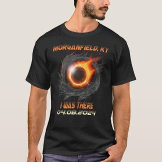 Camiseta Eclipse Solar Total Eu Estava Lá Em Morganfield Ke