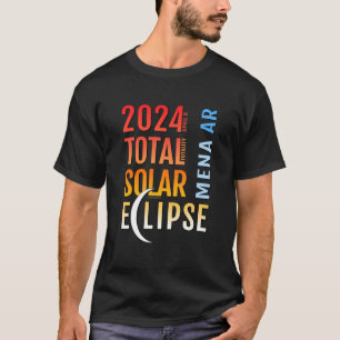 Camiseta Eclipse Solar Total Mena Arkansas AR 2024 5